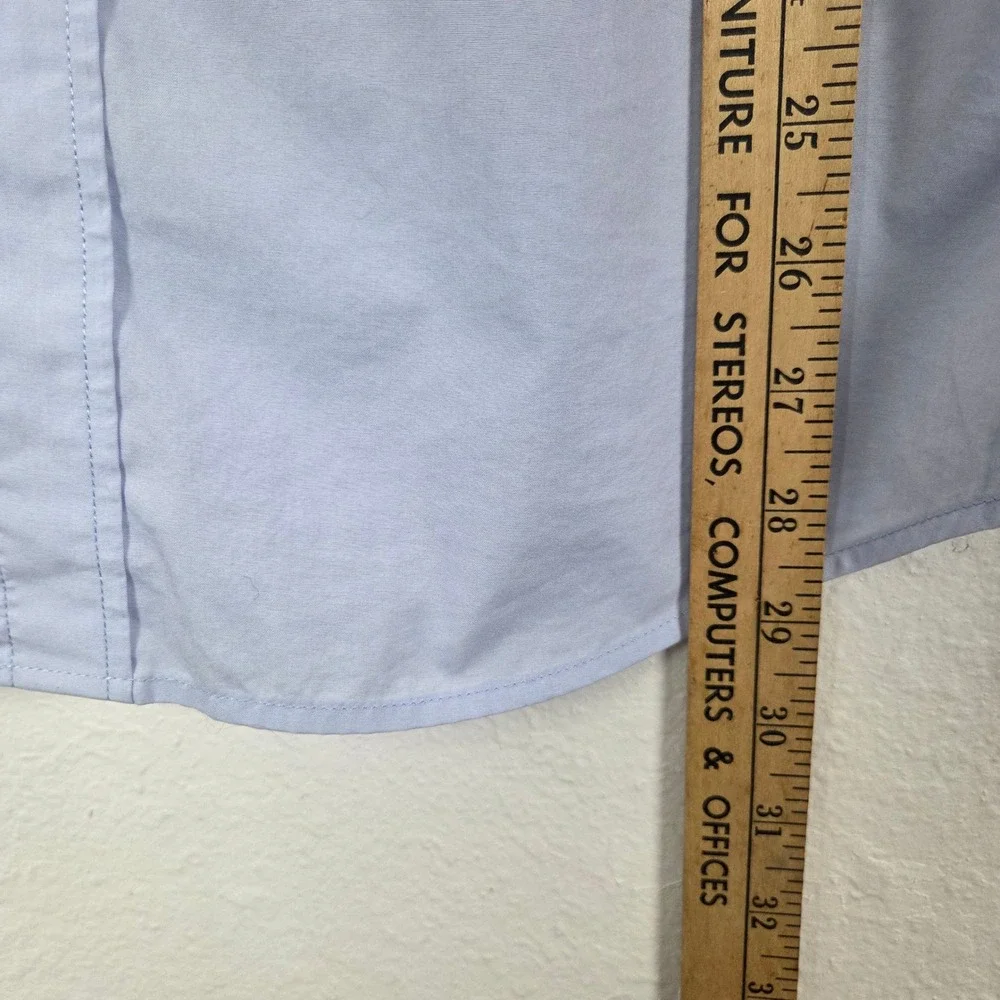 Banana Republic Mens M Light Blue Button Down‎ Shirt Long Sleeve RN54023